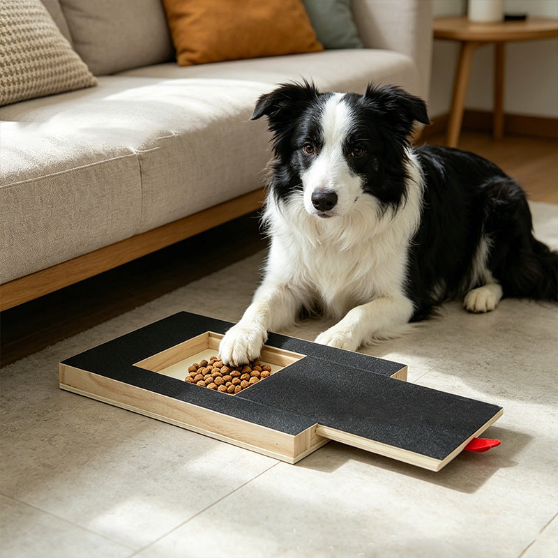 Wooden dog nail file