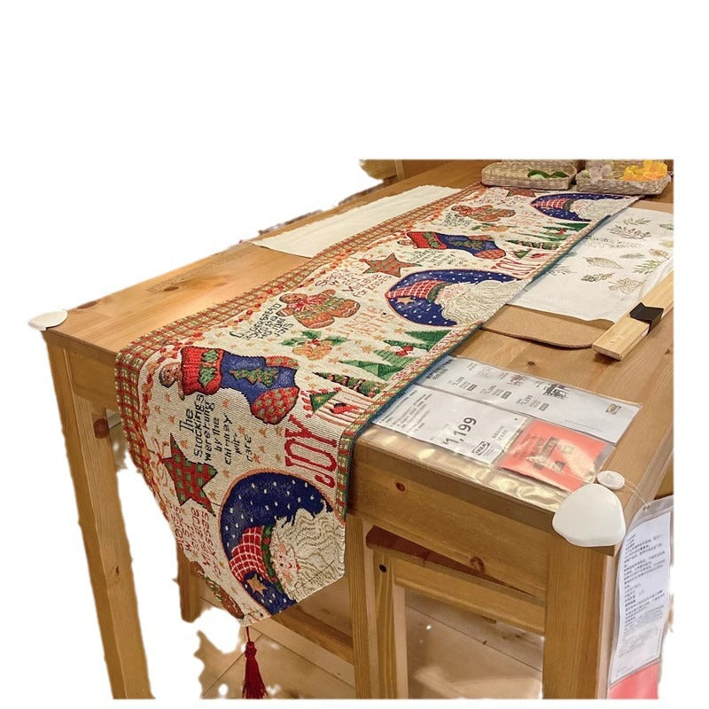 Christmas Table Flag