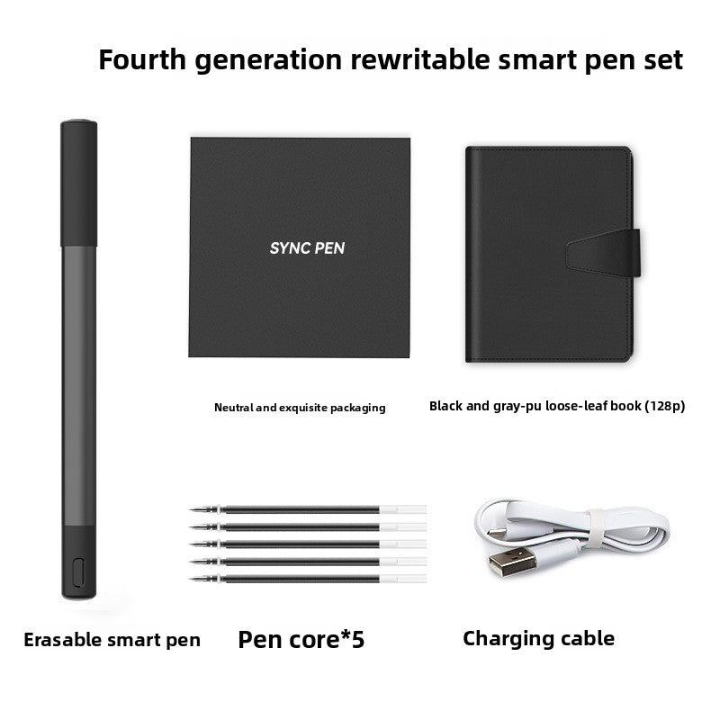 Smart Pen with Electronic Paper Sync Notebook