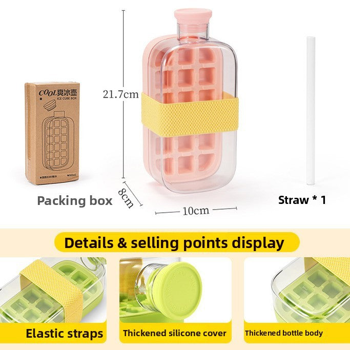 Curling Press-Type Silicone Ice Cube Mold Water Kettle