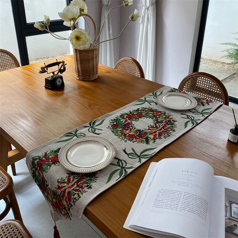 Christmas Table Flag