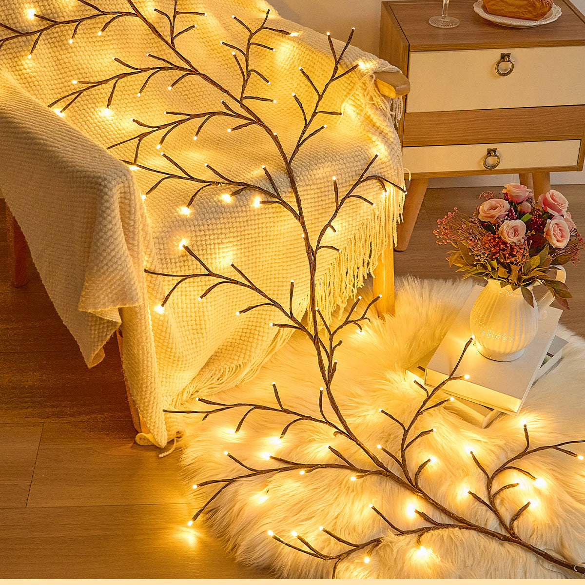 LED Decorative Vine Lights with Remote Control