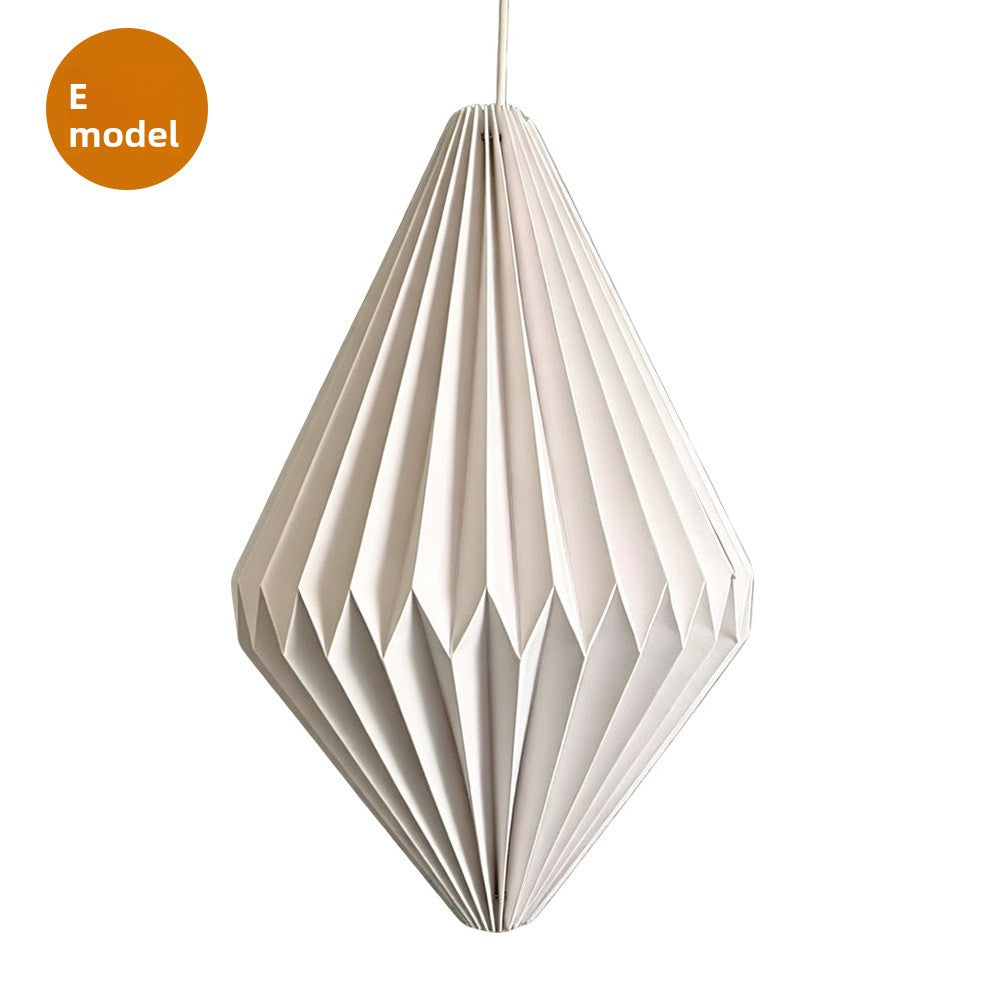 Foldable Paper Pendant Lamp Shade Creative Home Lighting