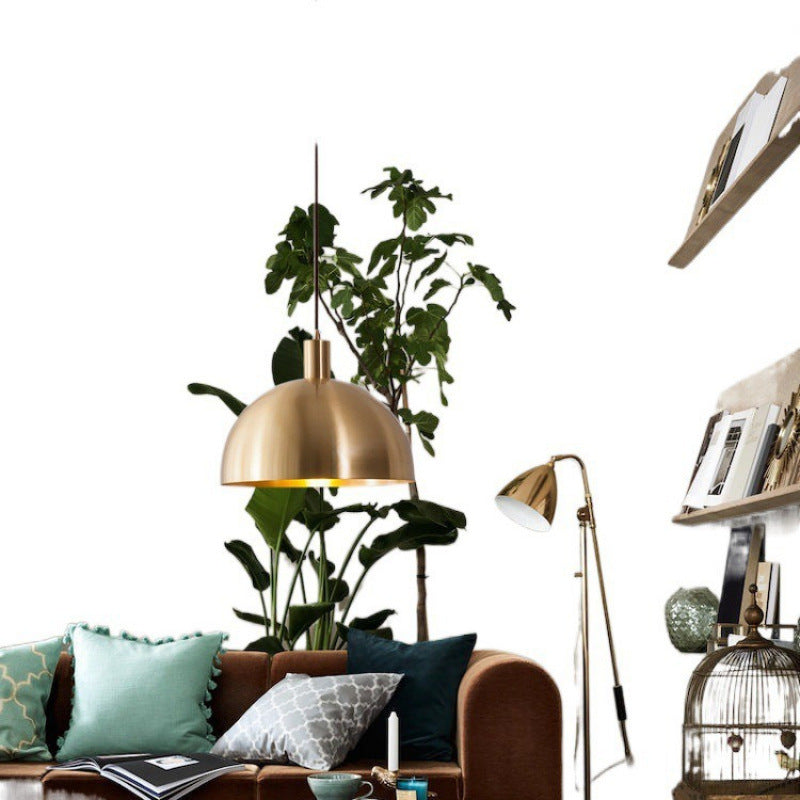 Nordic Solid Brass Cone Pendant Light