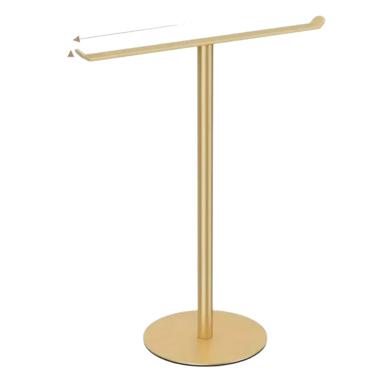 Towel Bar Round Bottom Square Bottom Self-adhesive Simple Towel Rack