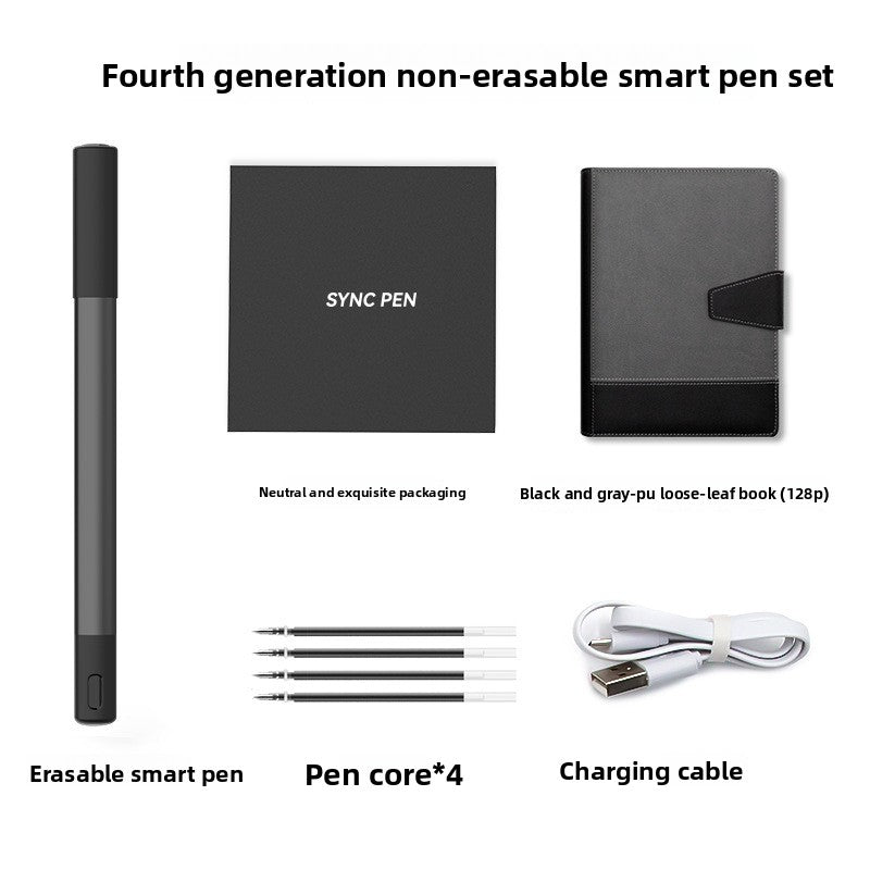 Smart Pen with Electronic Paper Sync Notebook