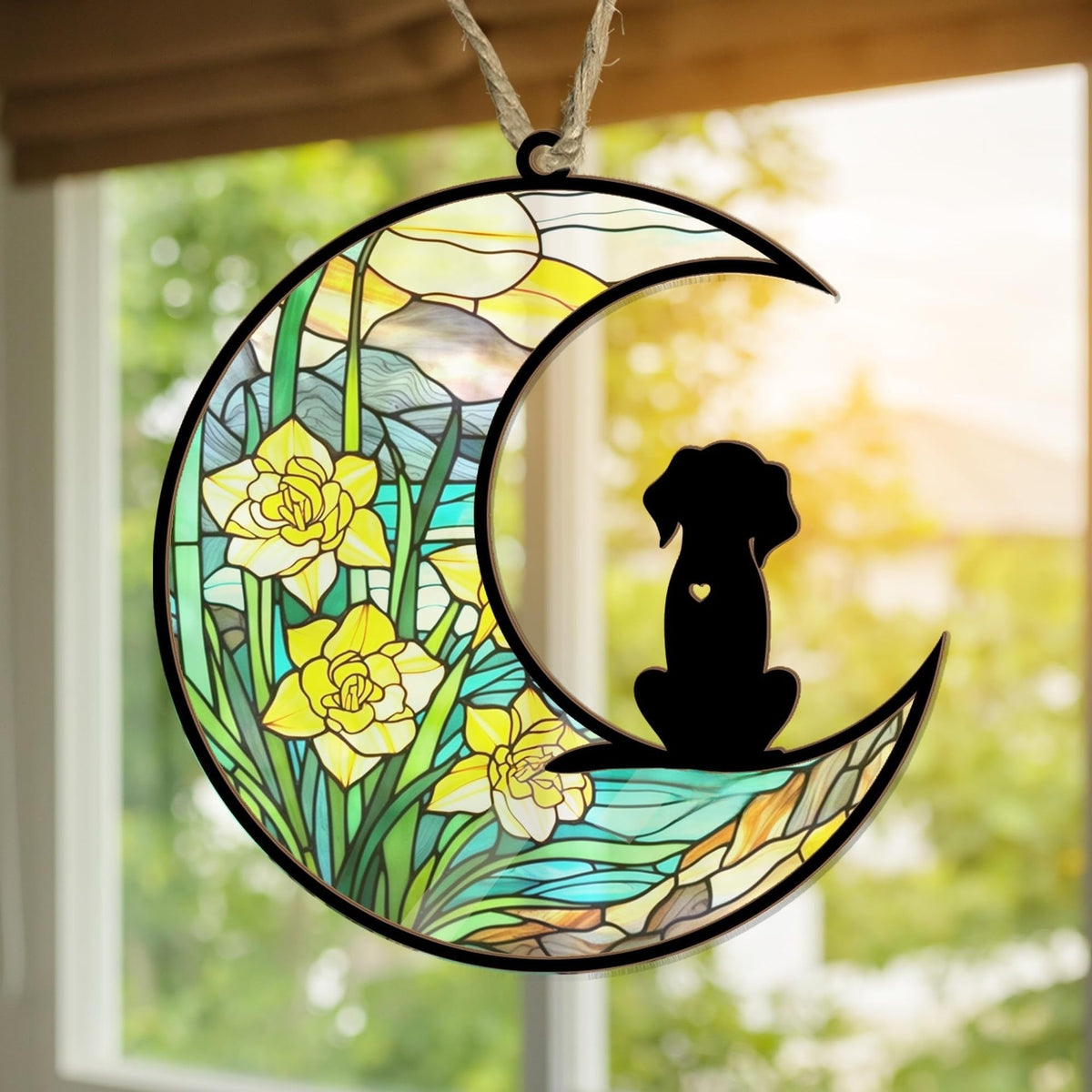 Dog Cat Window Hanging Ornament Personalized Gift