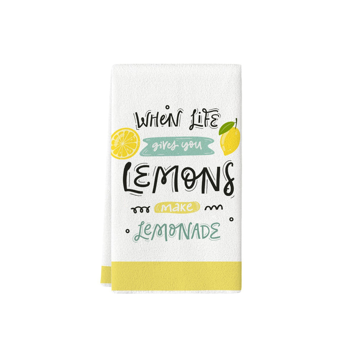 Lemon Print Microfiber Kitchen Towel