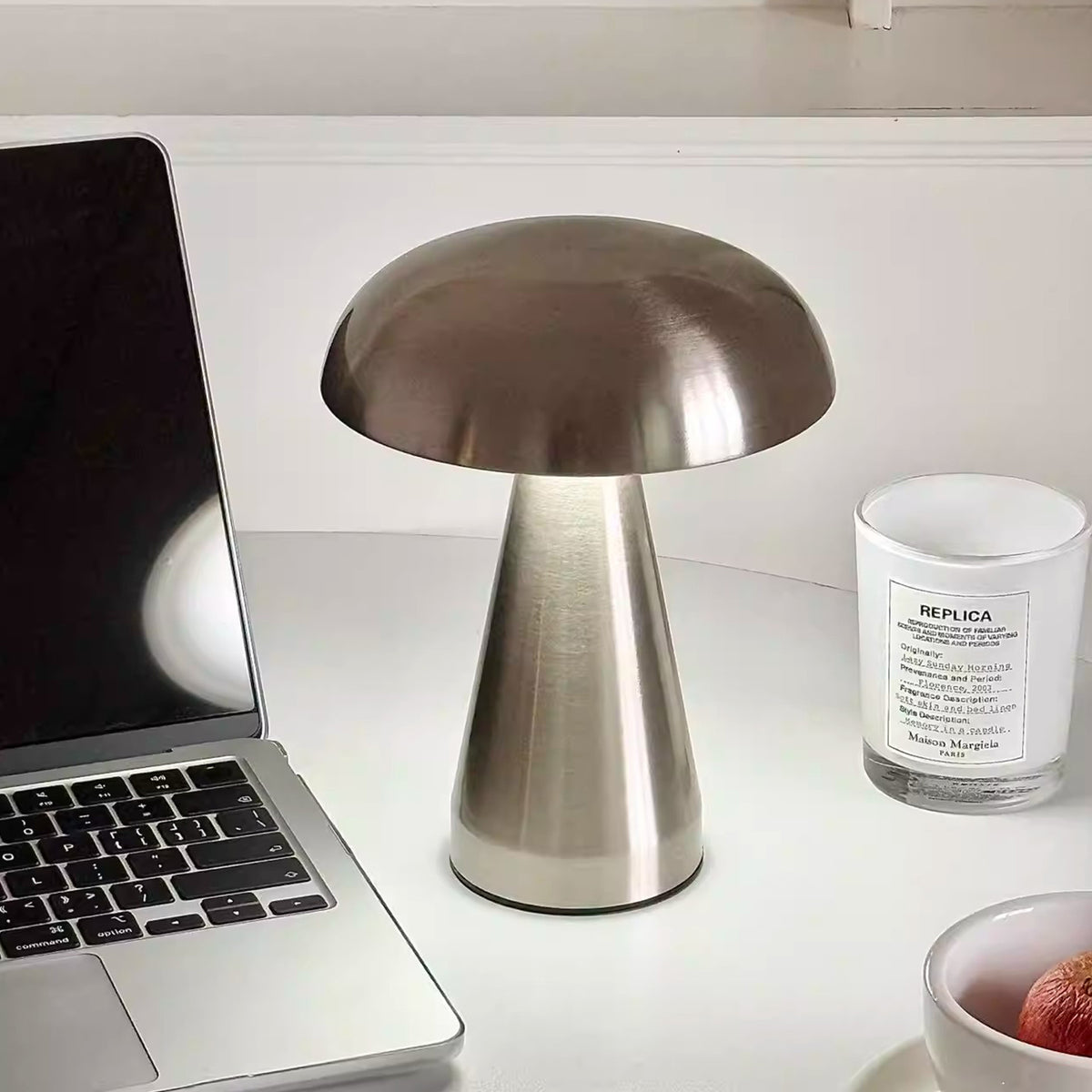 Designer Mushroom Table Lamp with Touch Dimming