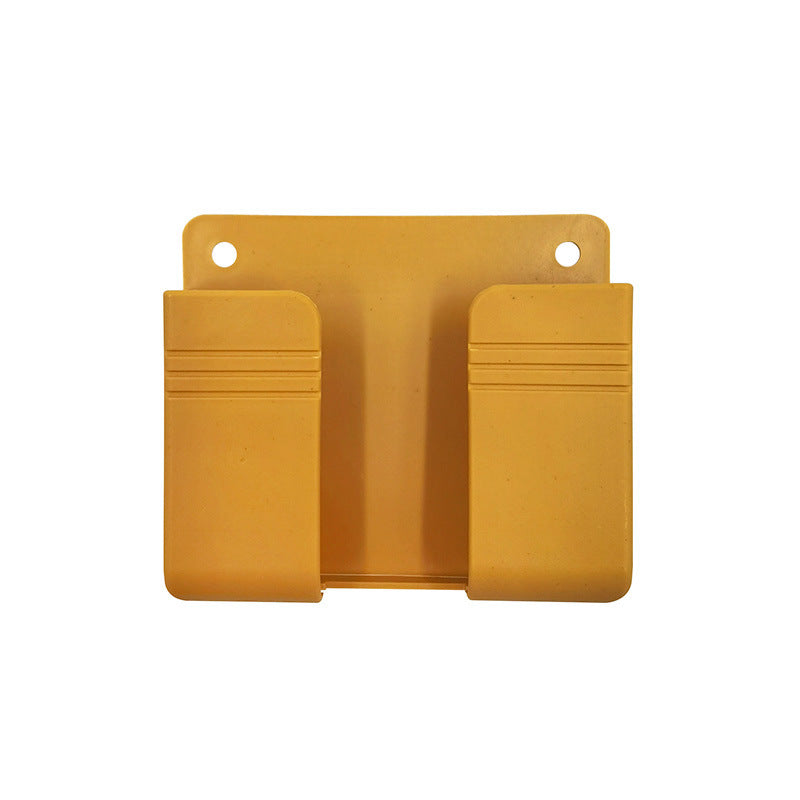 Wall-mounted adhesive no-drill phone holder
