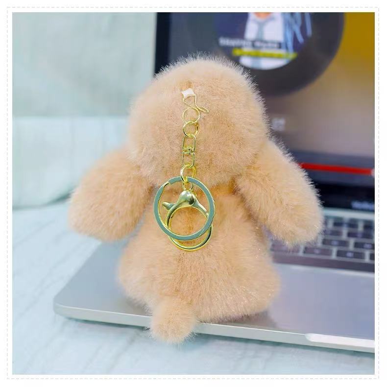 Scented Plush Dog Keychain Pendant
