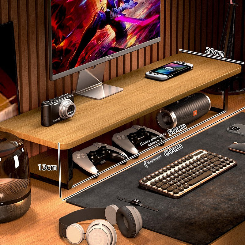 Adjustable Monitor Stand Riser with Storage Shelf