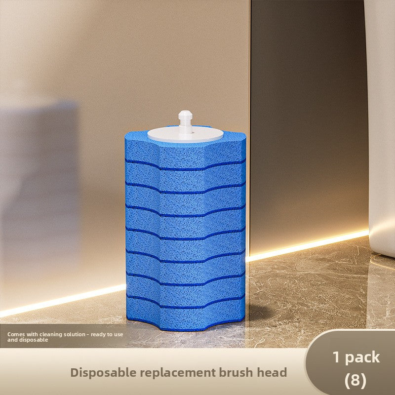 Suction Cup Disposable Toilet Brush Toilet Household