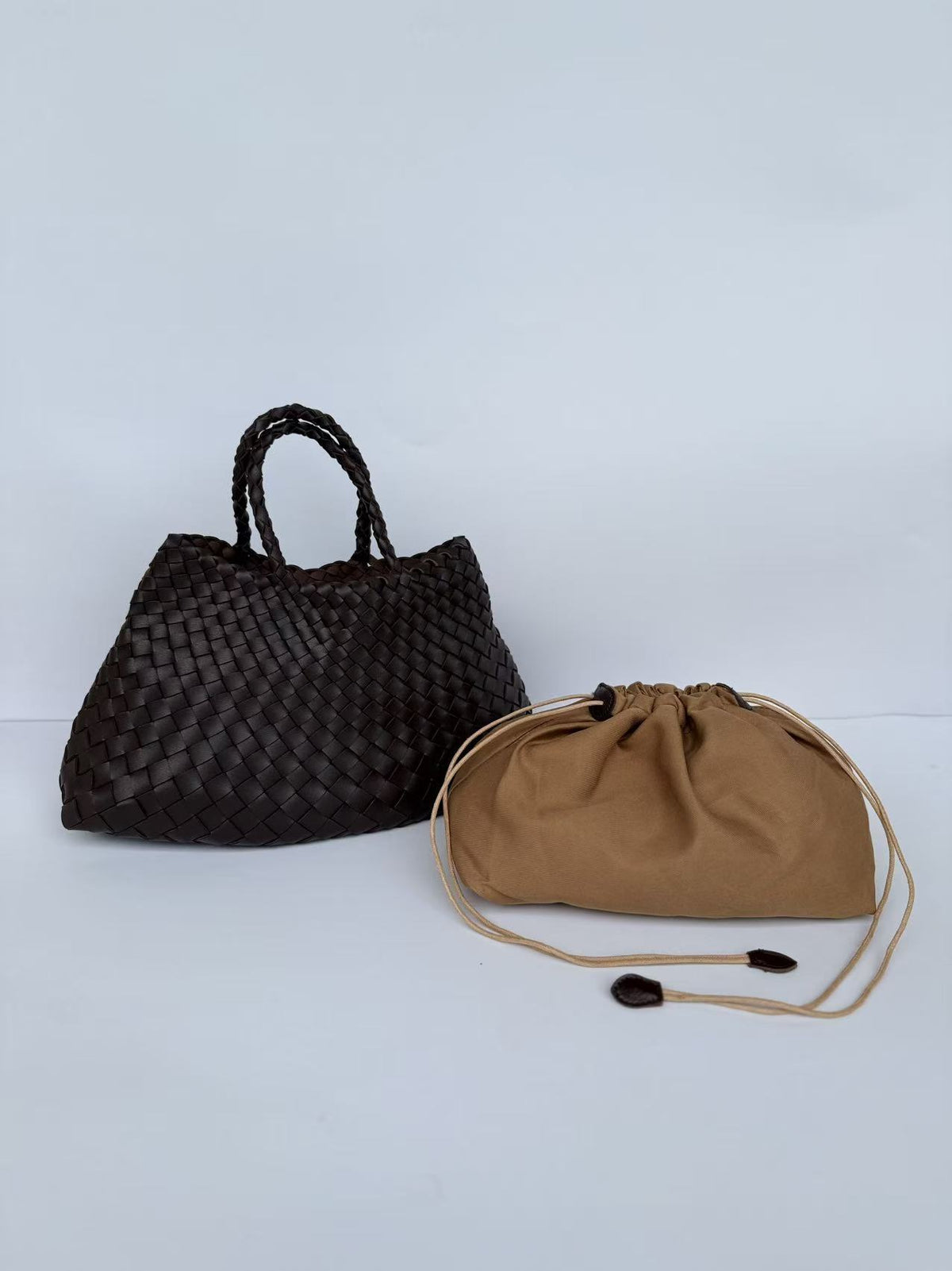 Woven Basket Handbag