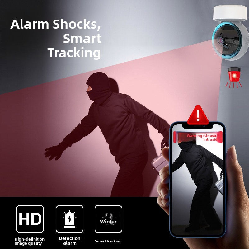 Smart WiFi Security Camera with Two-Way Audio