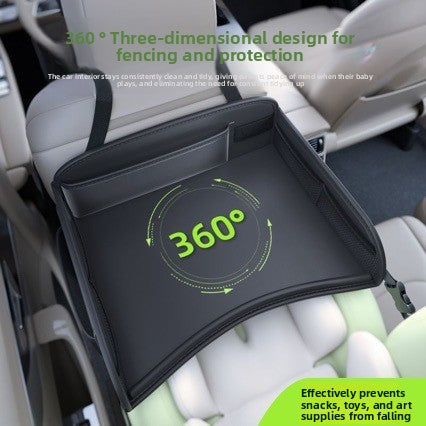 Car Seat Organizer with Table and Storage Bag