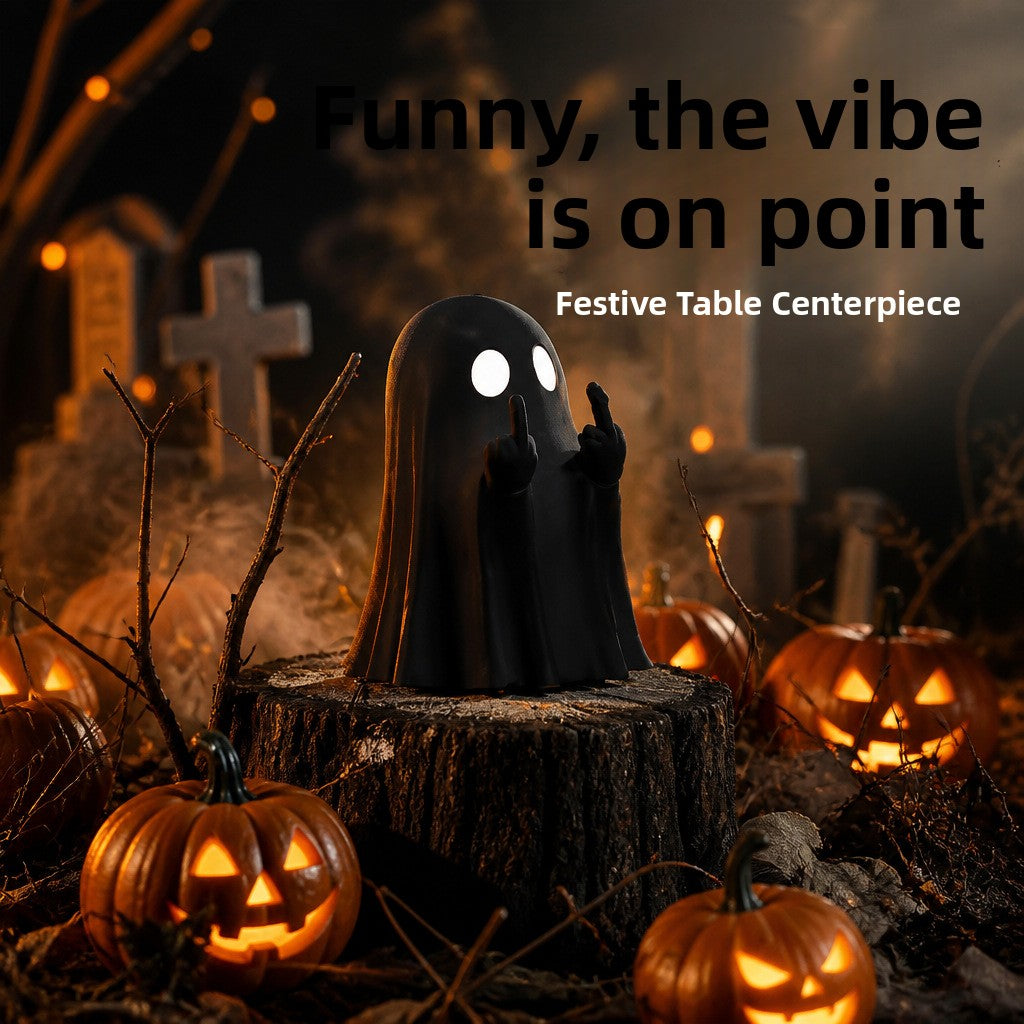 3D Printed Ghost Figurine Halloween Desktop Ornament