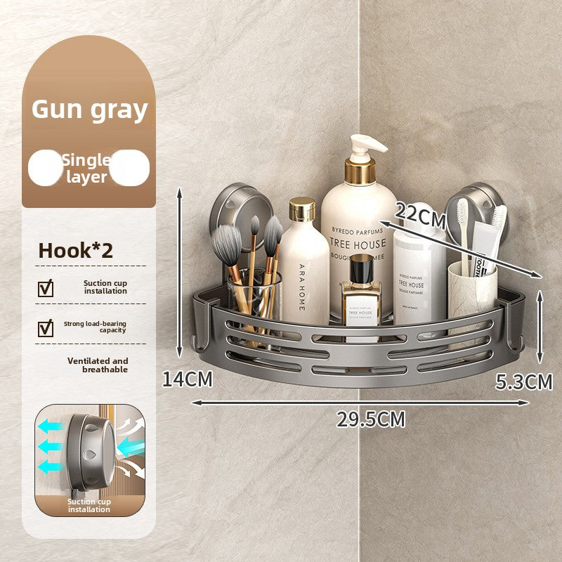 Suction Cup Bathroom Storage Shelf