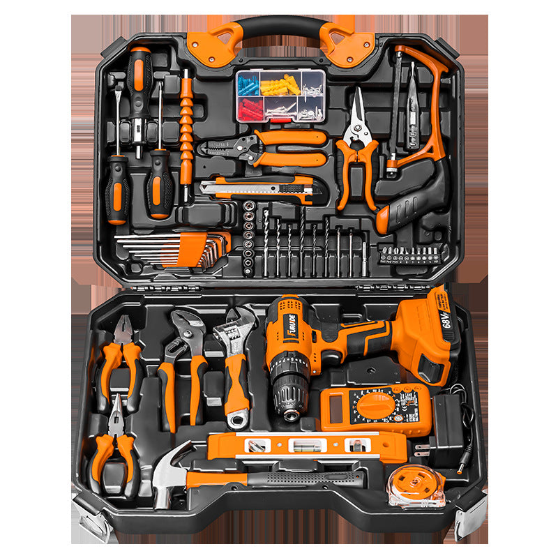 Lithium Battery Powered Hand Drill Tool Set