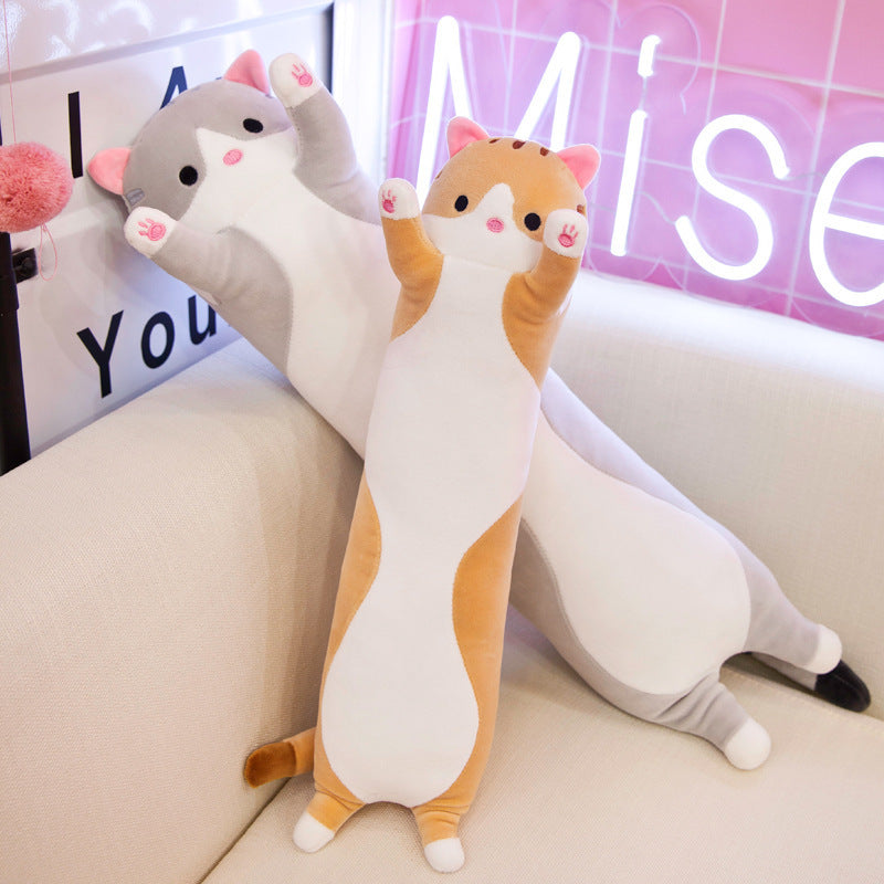 Long Cat Plush Pillow