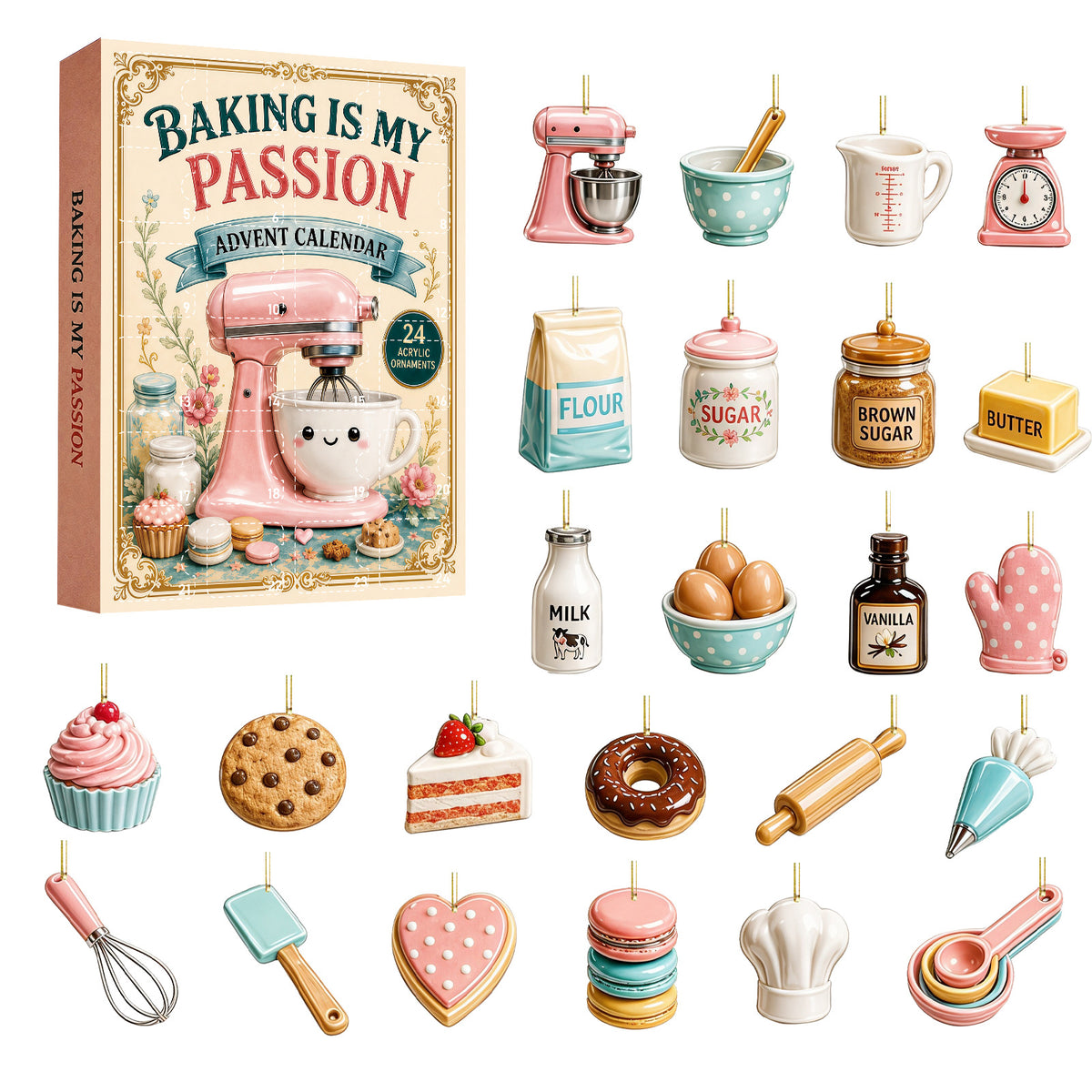 Vintage Baking Advent Calendar Blind Box