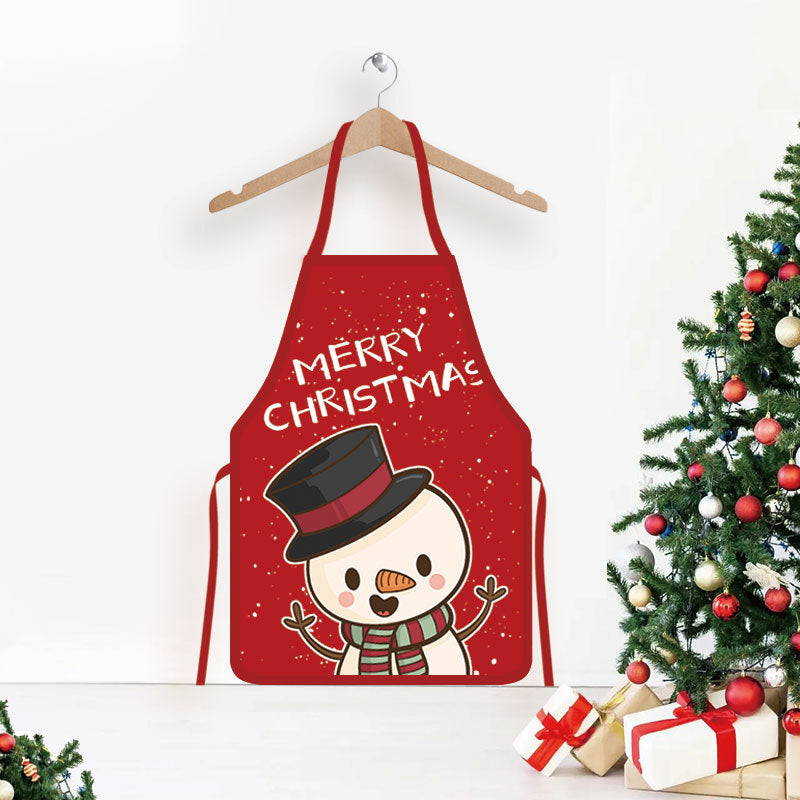 Christmas Printed Apron for Home and Party