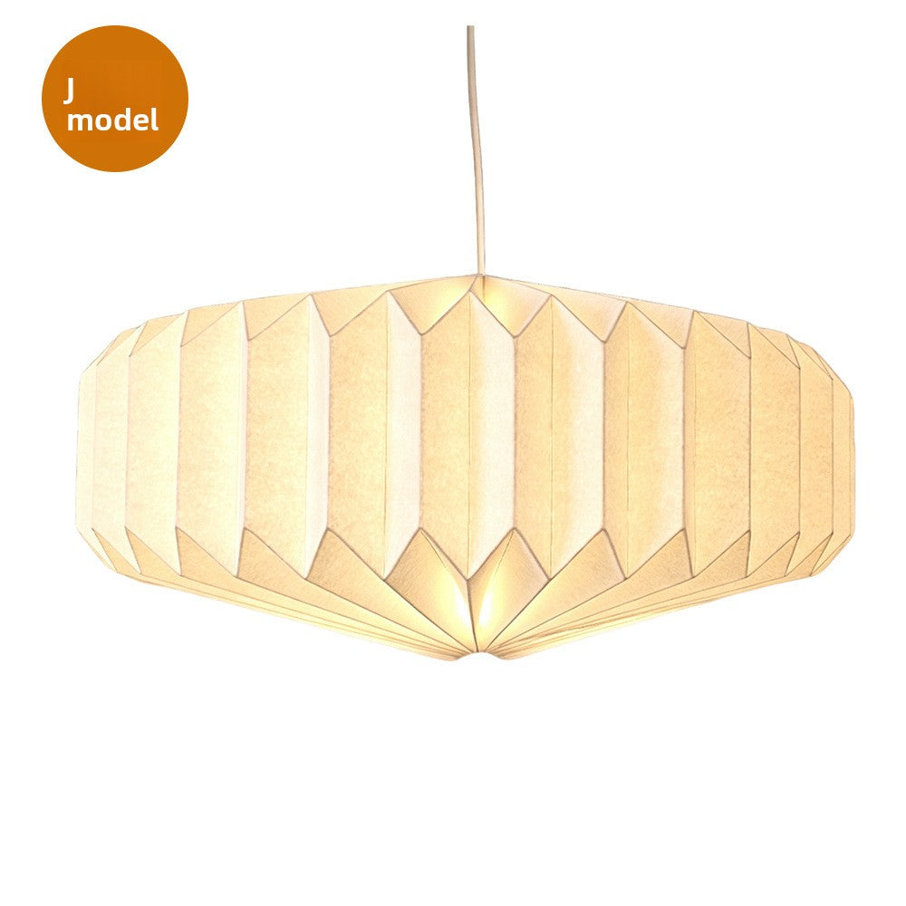 Foldable Paper Pendant Lamp Shade Creative Home Lighting