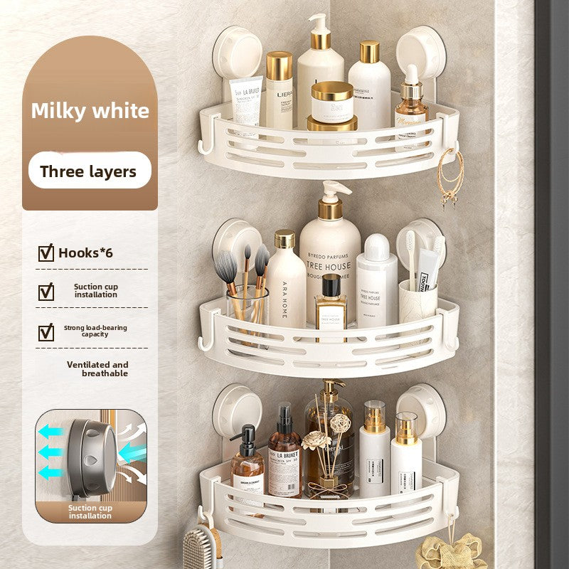 Suction Cup Bathroom Storage Shelf