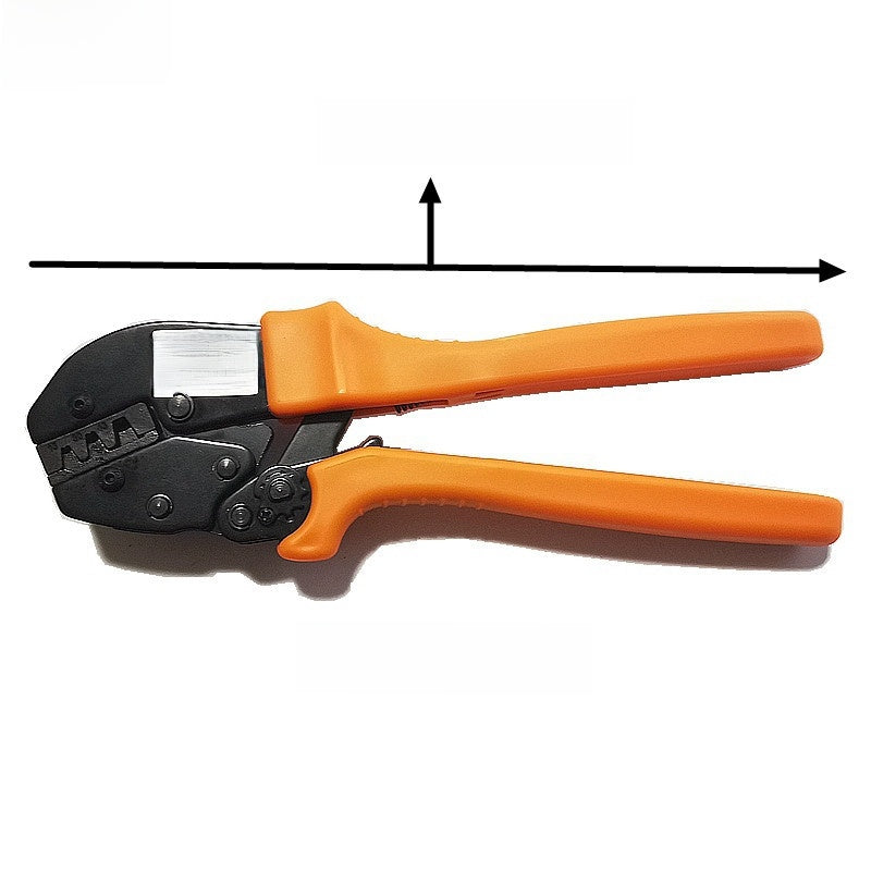 Cable terminal crimping pliers