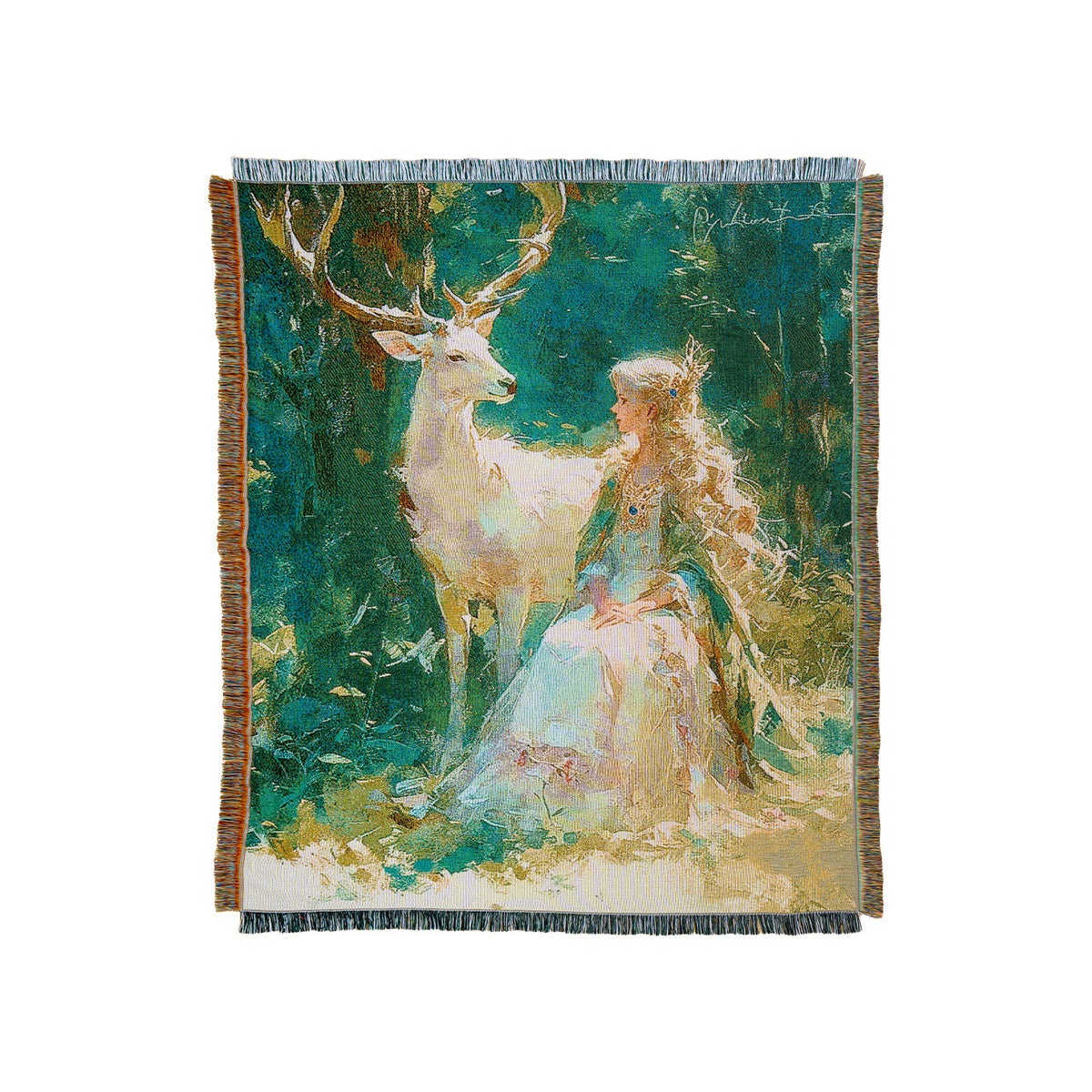 Custom Jacquard Tapestry Blanket