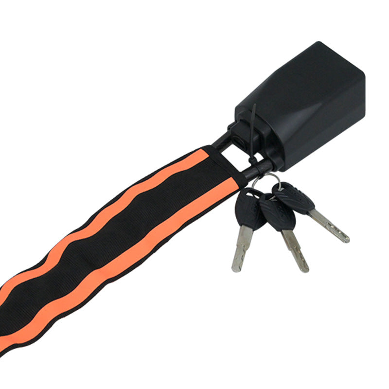 Retractable Steel Cable Car Steering Wheel Lock