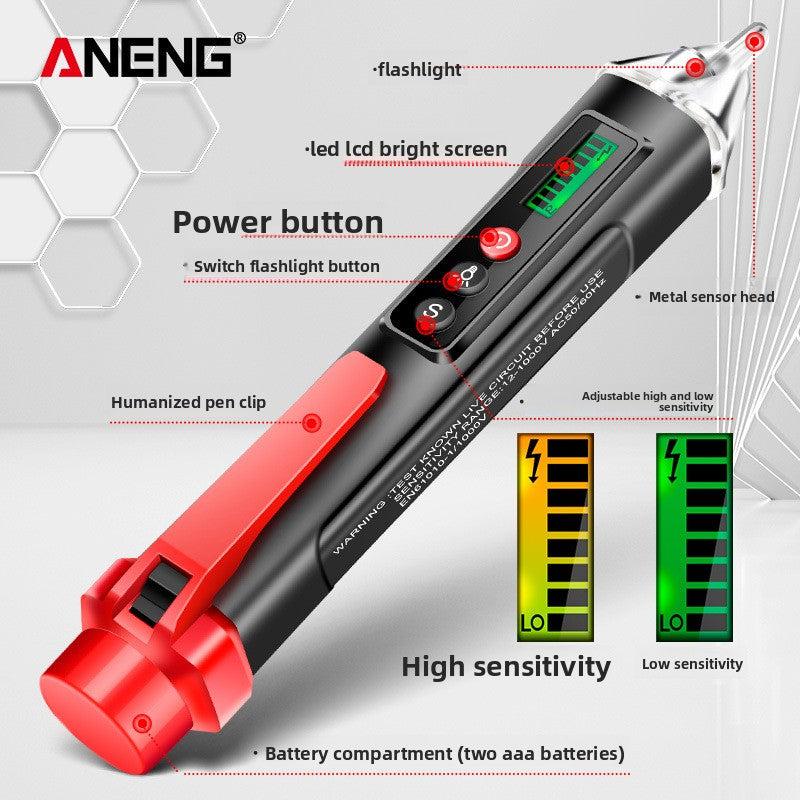 Non-contact intelligent voltage tester