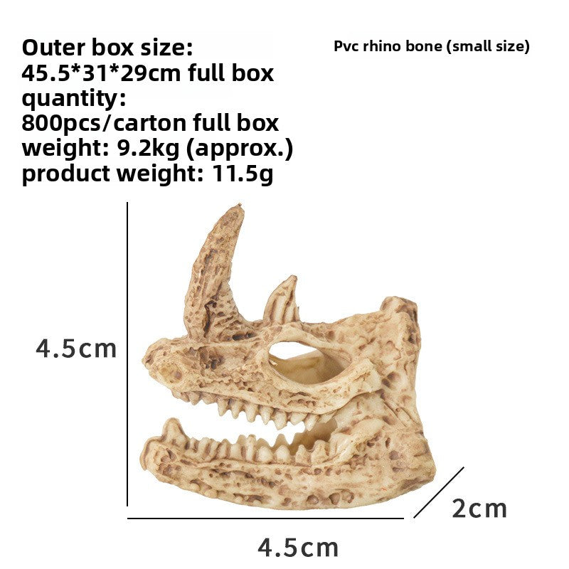 Creative Animal Skull Ornament for Fish Tank Landscape Decoration