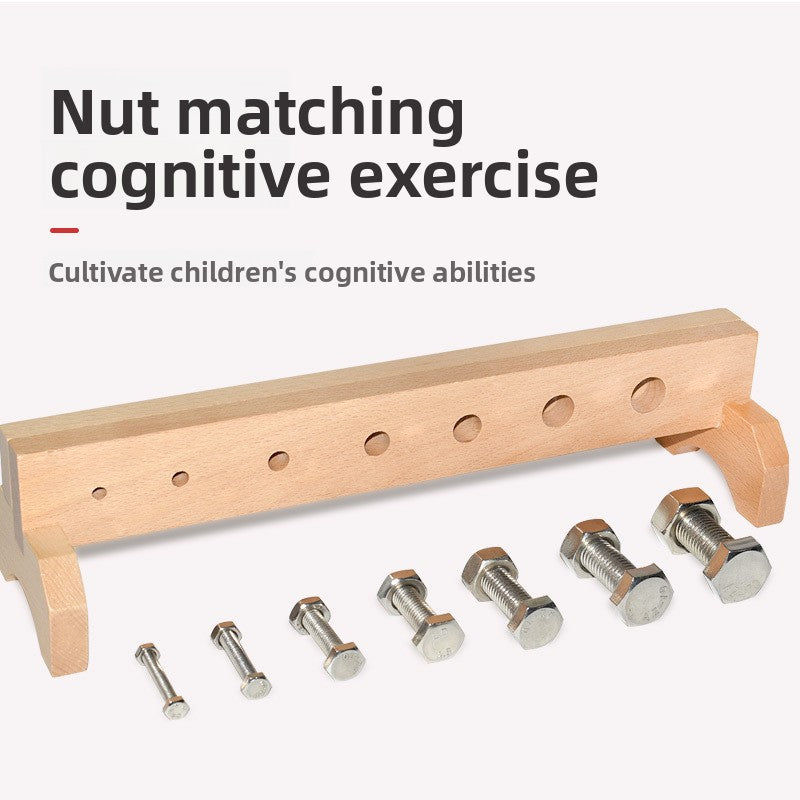 Children Montessori Screw Combination Workbench Toy