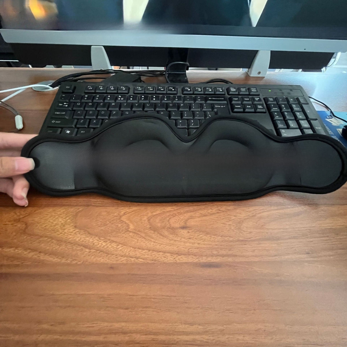 Modal Cotton Light Blocking Sleep Eye Mask with Travel Pillow