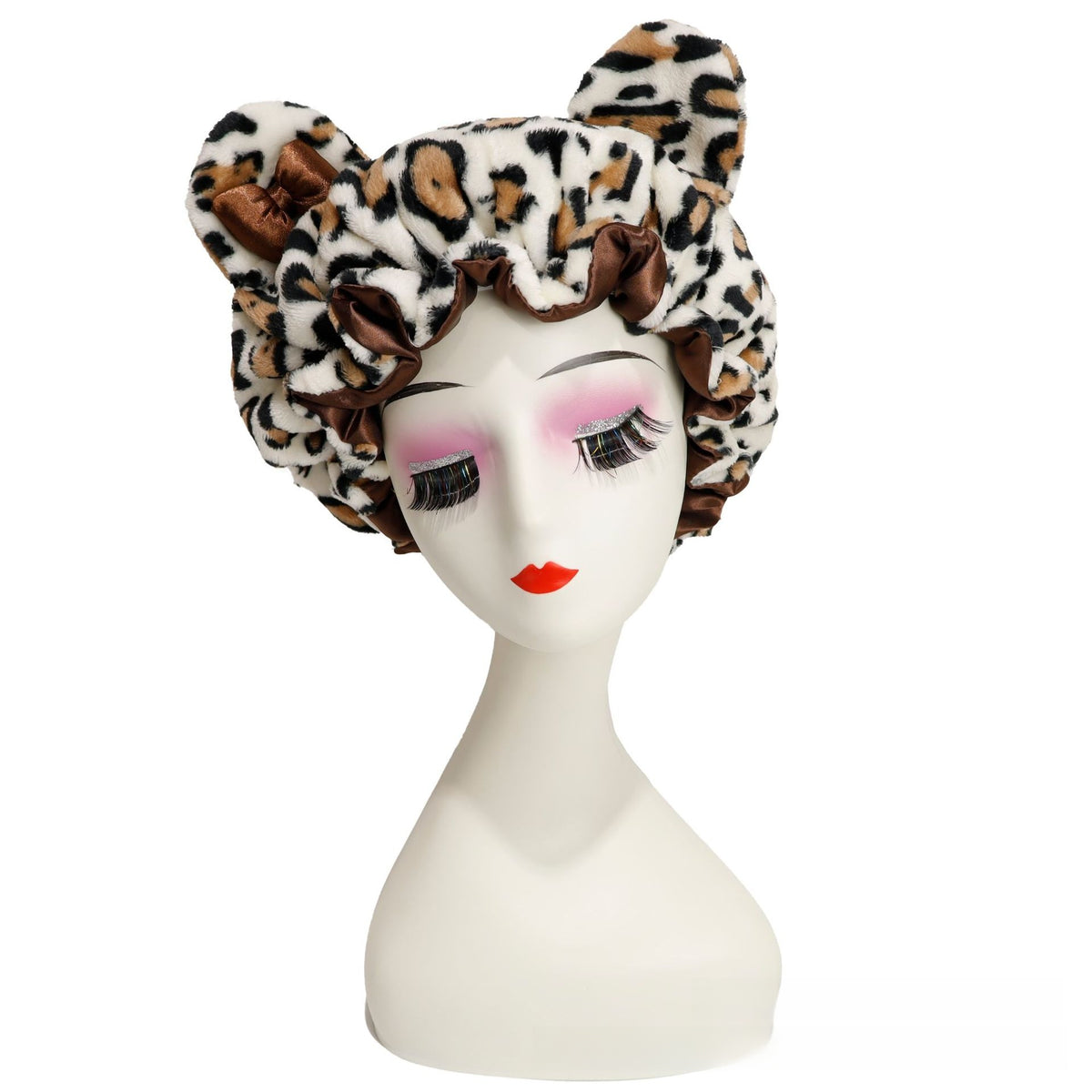 Adjustable Cat Ear Plush Sleep Cap