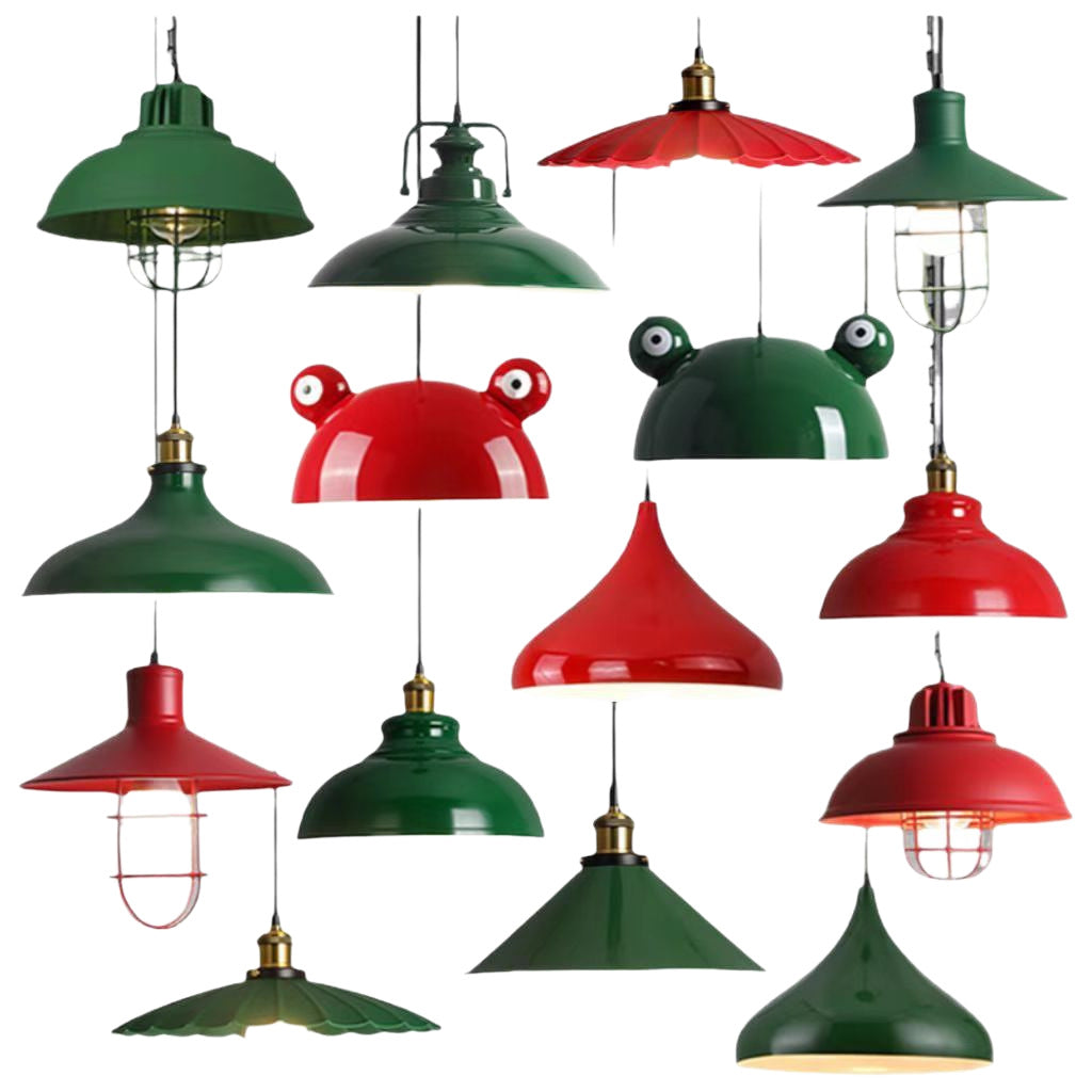 Retro Industrial Iron Pendant Lamp Chandelier