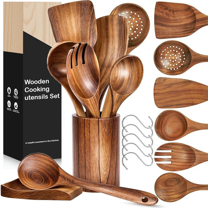 Wooden Rice Ladle Spoon