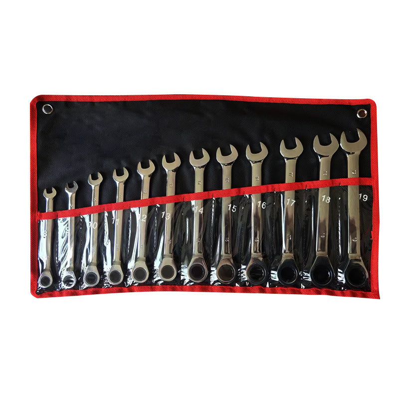 Plastic box dual-purpose ratchet wrench