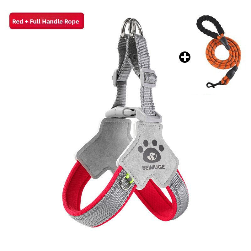 Adjustable Reflective Dog Harness with Anti-Escape Design