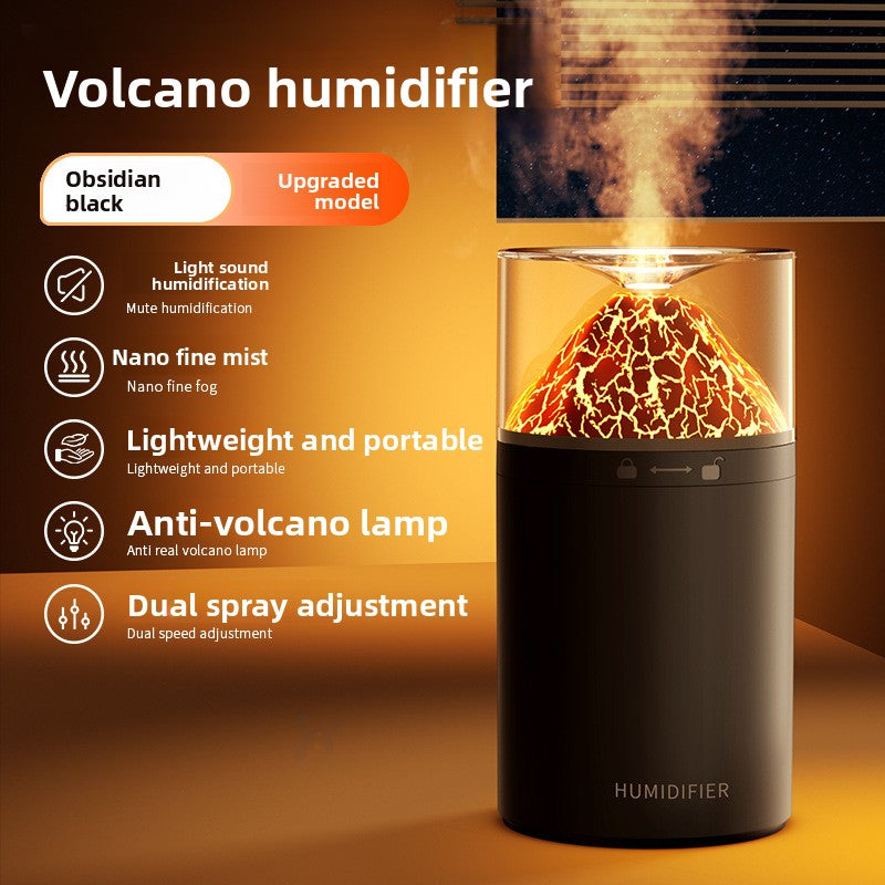 Volcanic Style USB Humidifier with Ambient Light