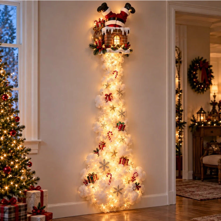 DIY Christmas Magic Trail String Wall Light Kit for Home Holiday Party Decor