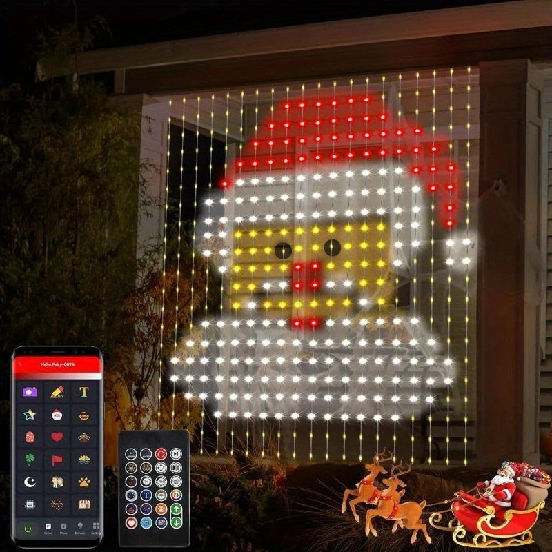 Smart RGB Colorful Graffiti Curtain Lights