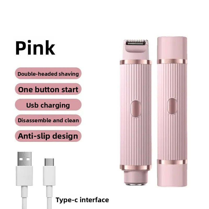 Double-headed electric shaver/epilator