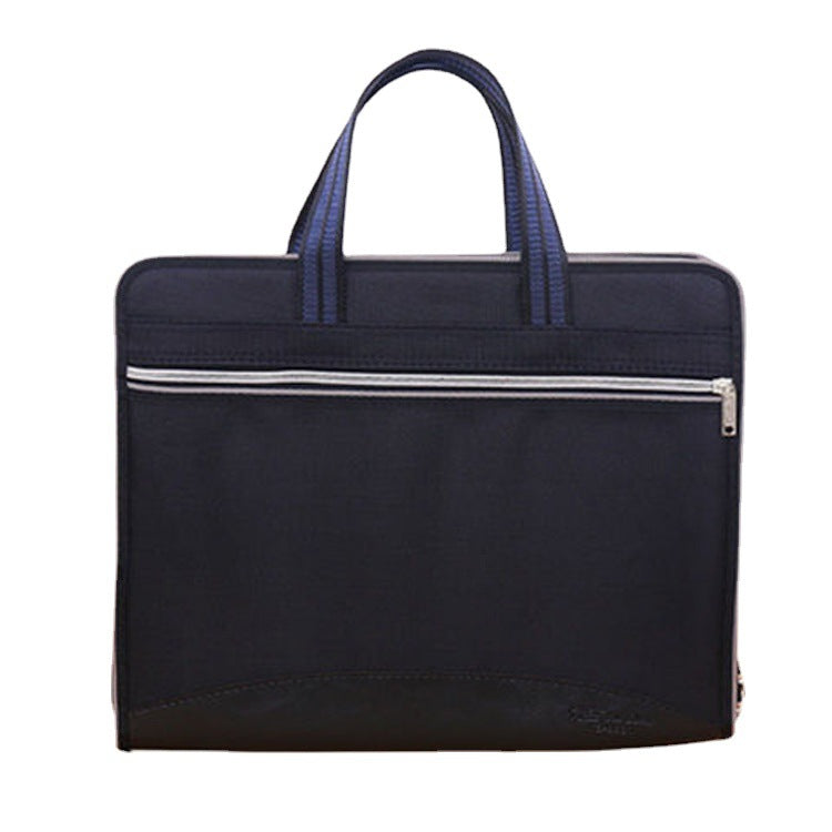 13-Layer Canvas A4 Expanding File Organizer Bag