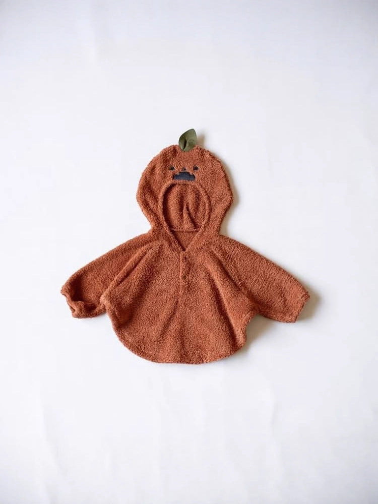 Childrens Halloween Plush Hooded Sweatshirt