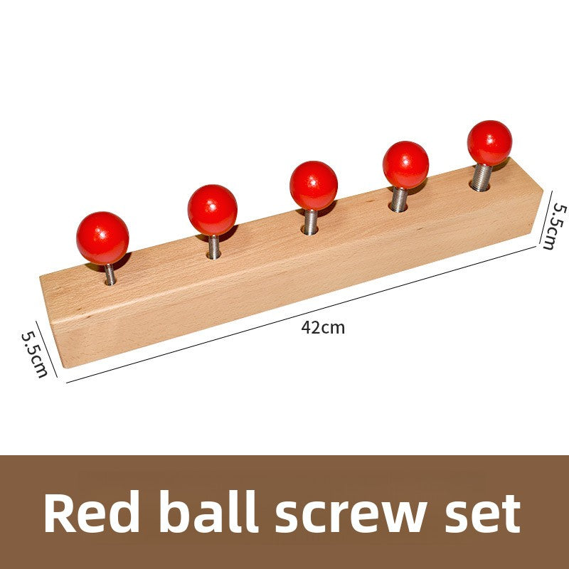 Children Montessori Screw Combination Workbench Toy