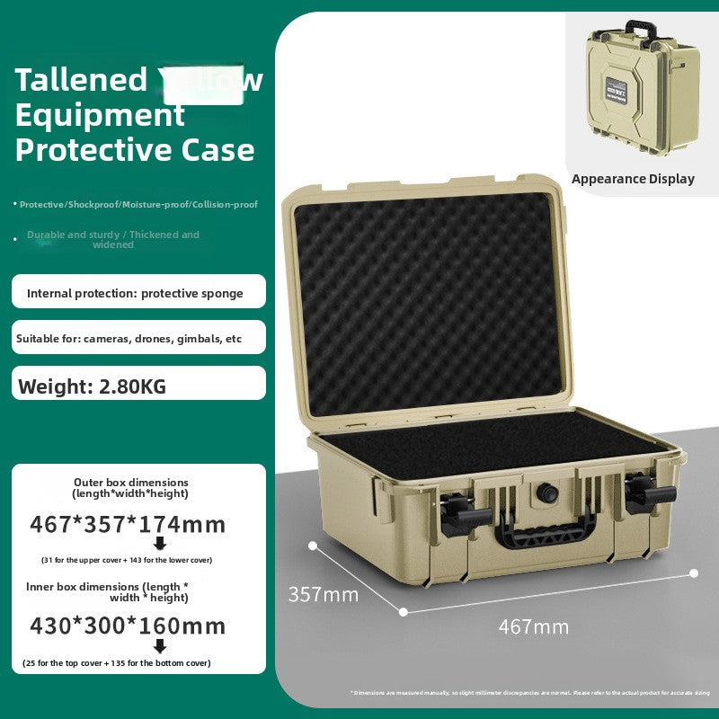 Durable Waterproof Plastic Protective Tool Case with Foam