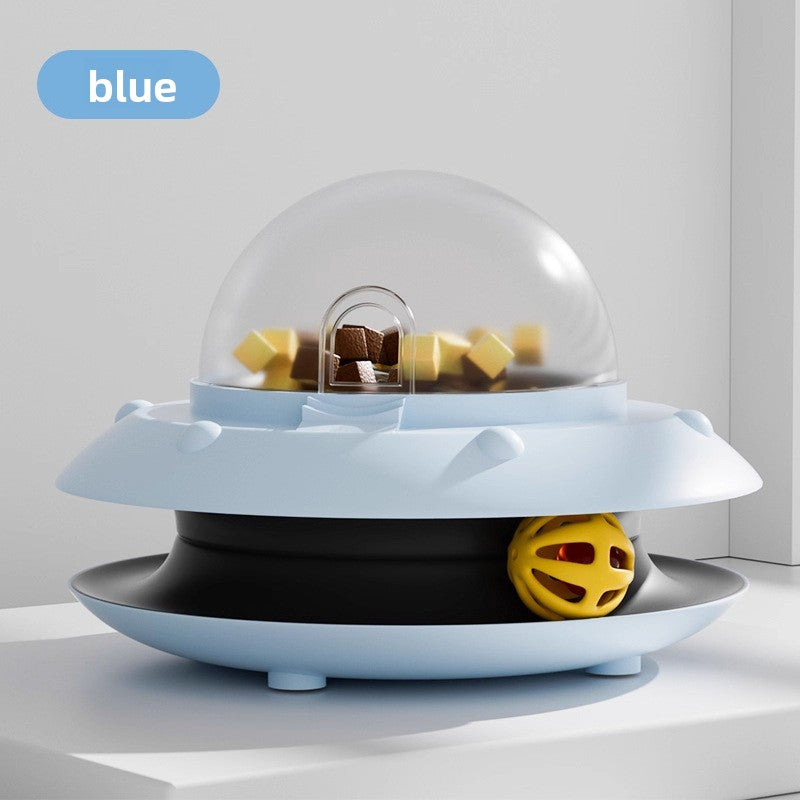 Automatic Rotating Cat Treat Dispenser Toy