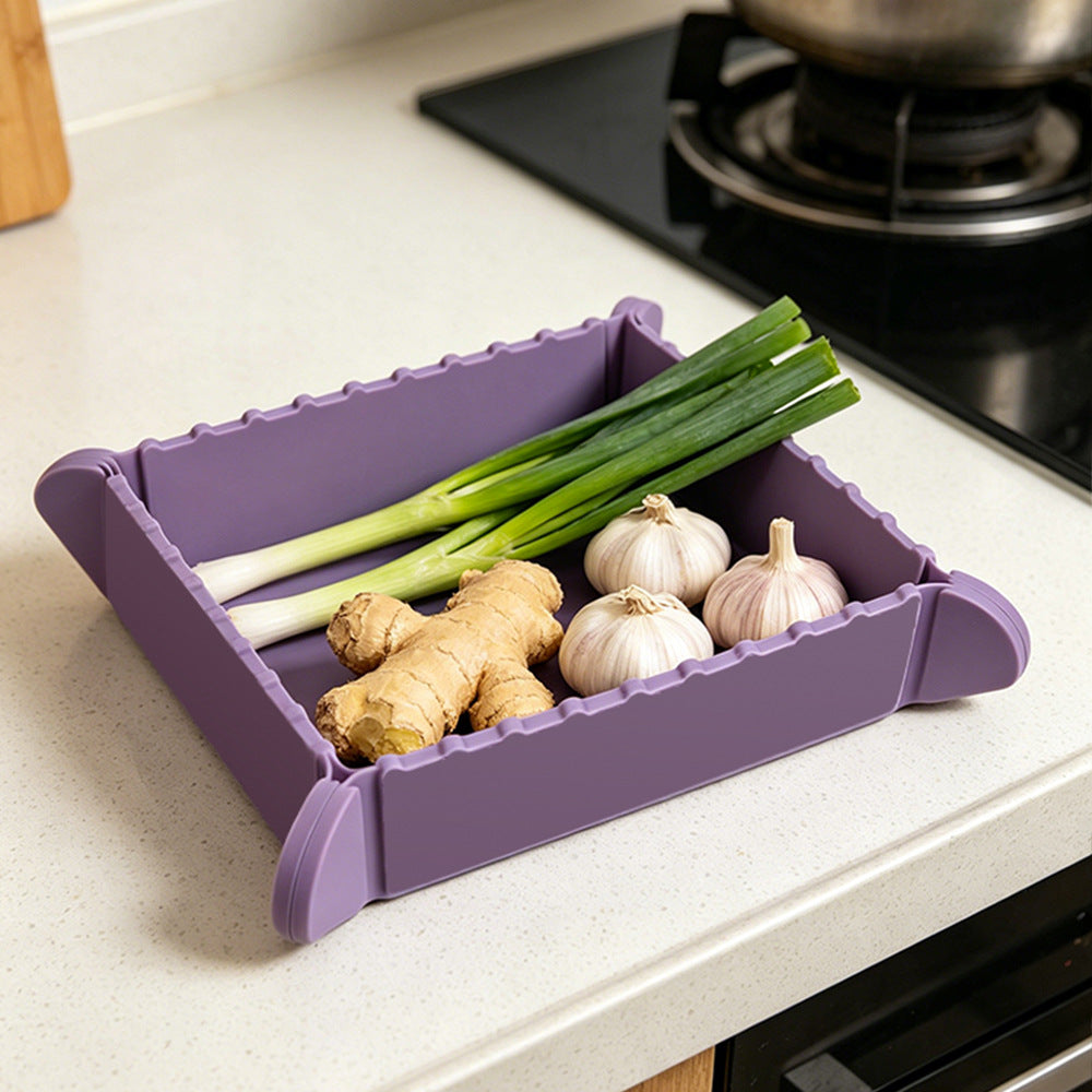 Foldable Magnetic Silicone Food Tray